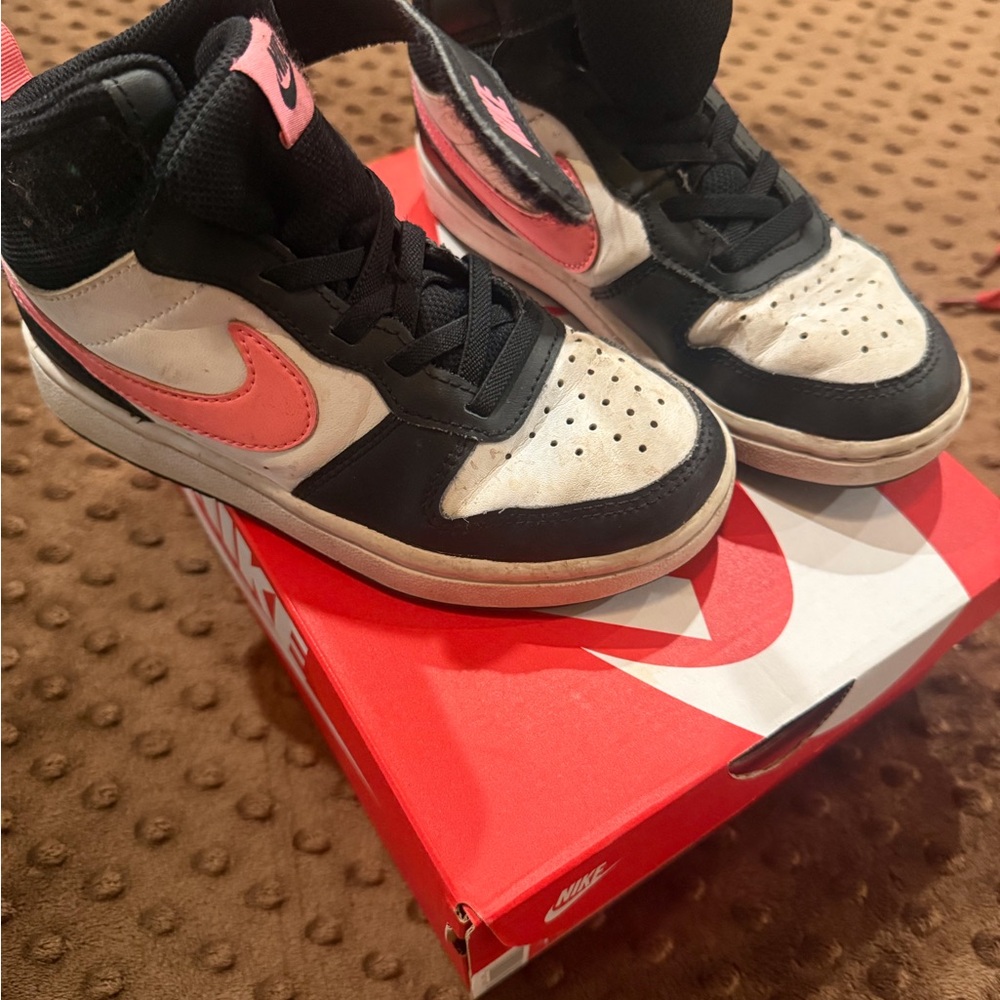 Nike Black and Red Sneakers